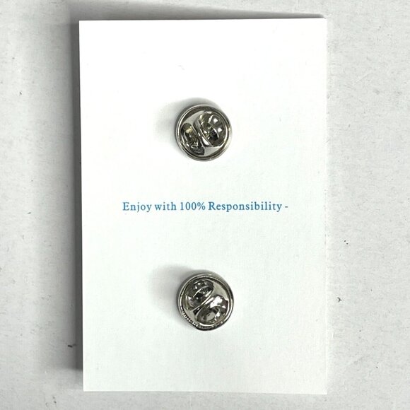 Olmeca Altos 100% Agave Tequila Lapel Pin 2 Pack Promo New Paloma Marg Mexico - Picture 3 of 3